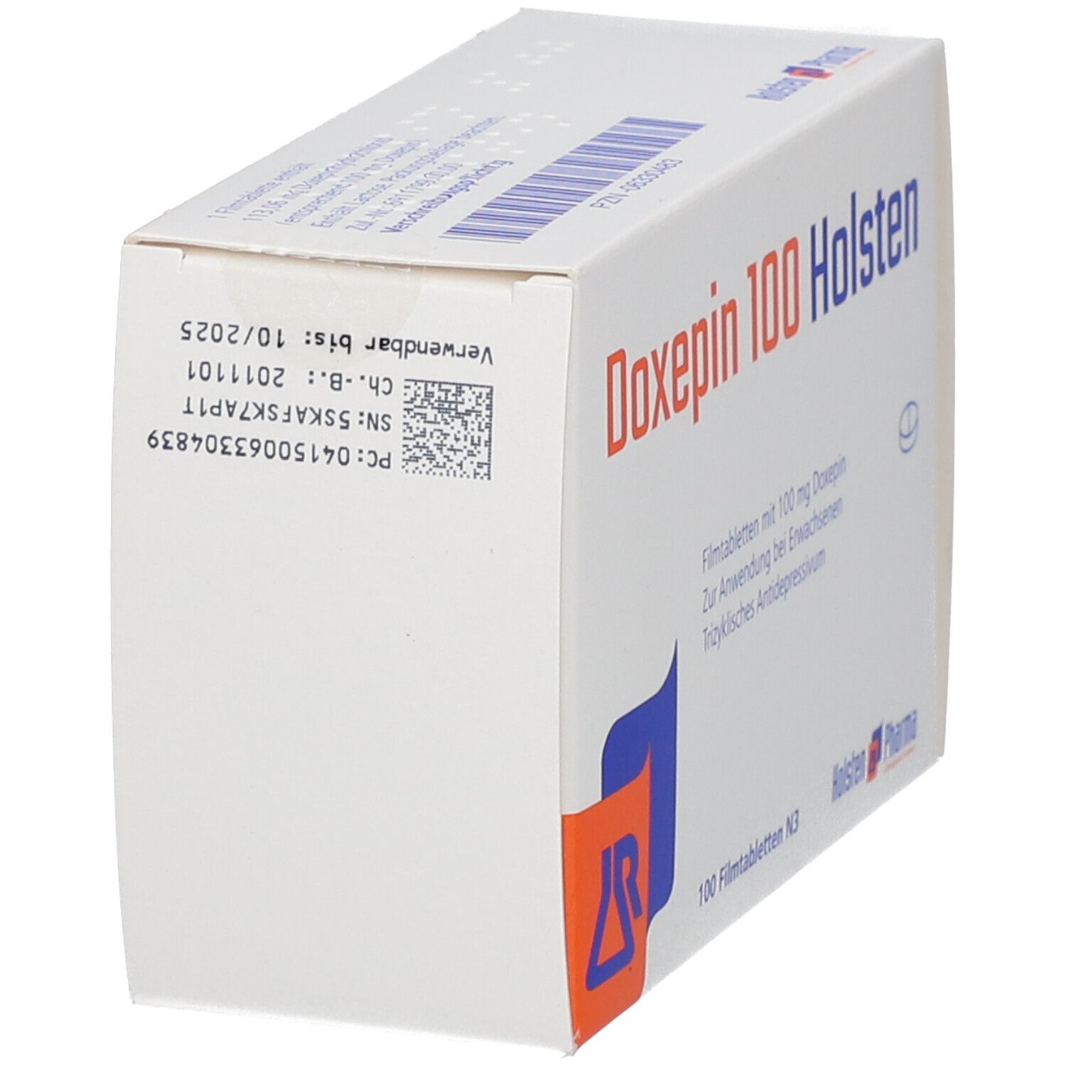 Doxepin 100 Holsten Filmtabletten 50 St