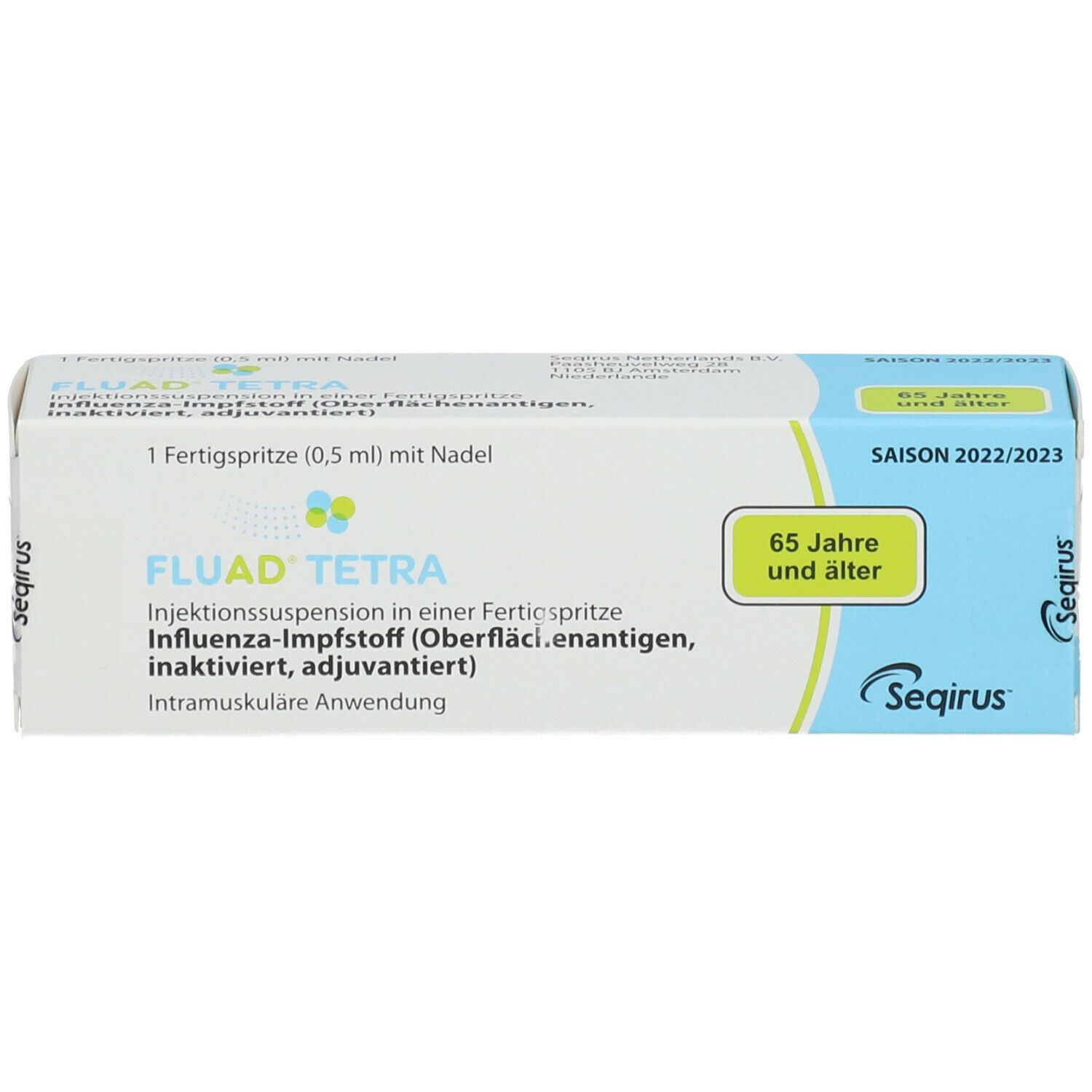 FLUAD Tetra 2022/2023 Inj.-Susp.F-Spr.m.Kanüle 0,5 ml - shop-apotheke.com