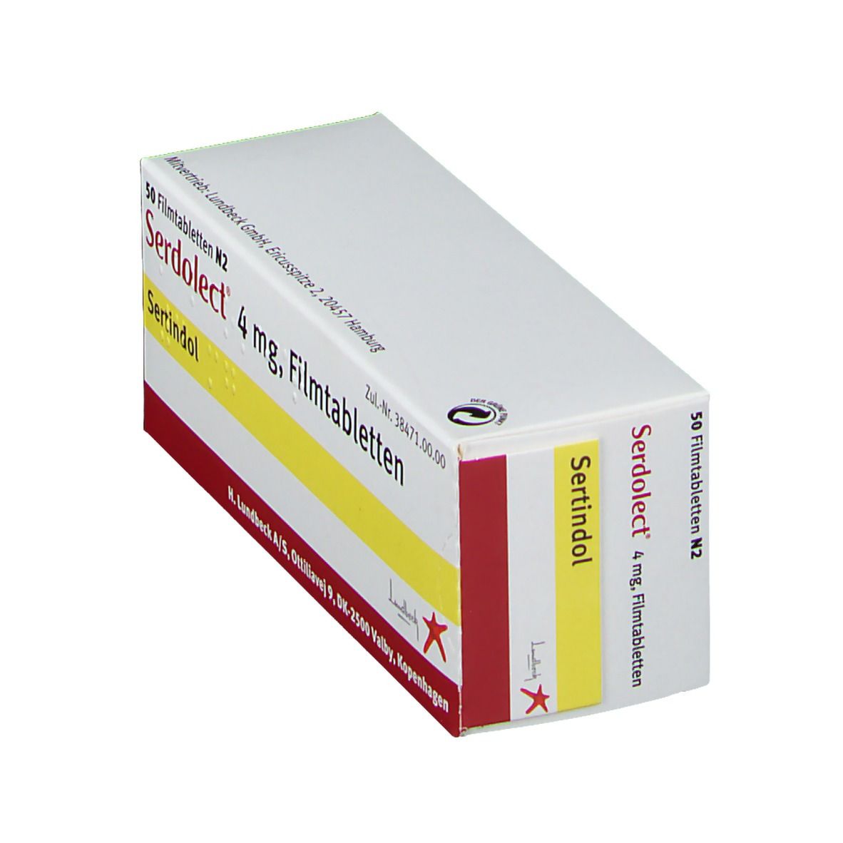 Serdolect 4 mg Filmtabletten 50 St