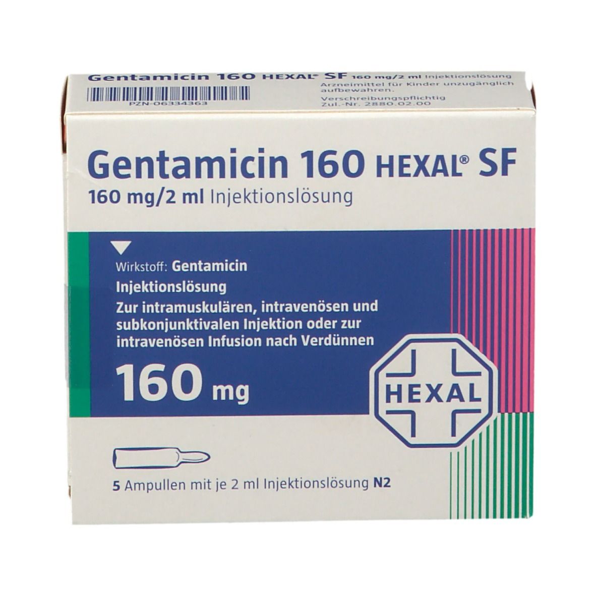 Gentamicin 160 HEXAL® SF