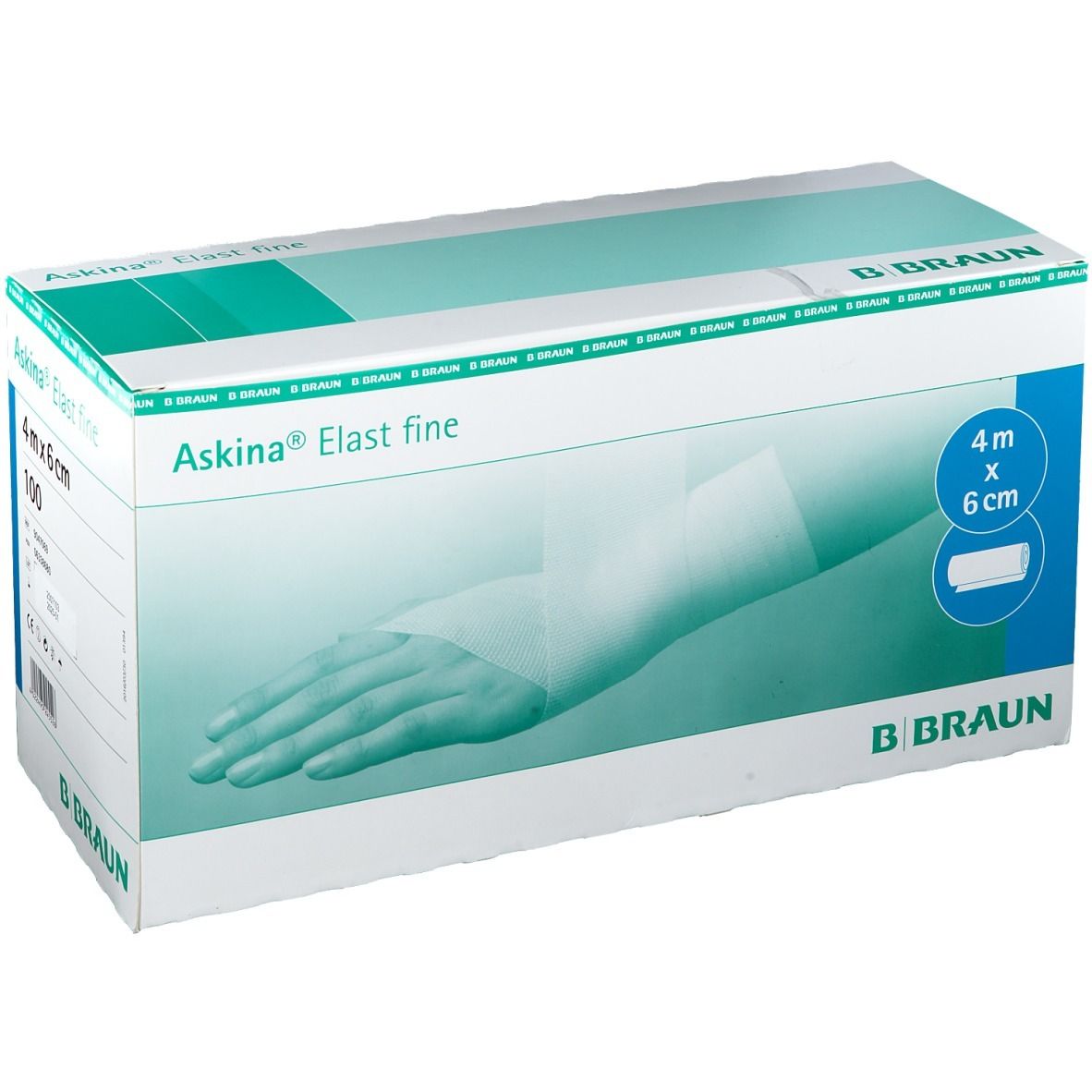 Askina® Elast Fine Bandage de fixation 6 cm x 4 m en vrac