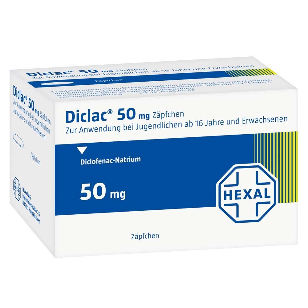 Diclac® 50 mg Zäpfchen