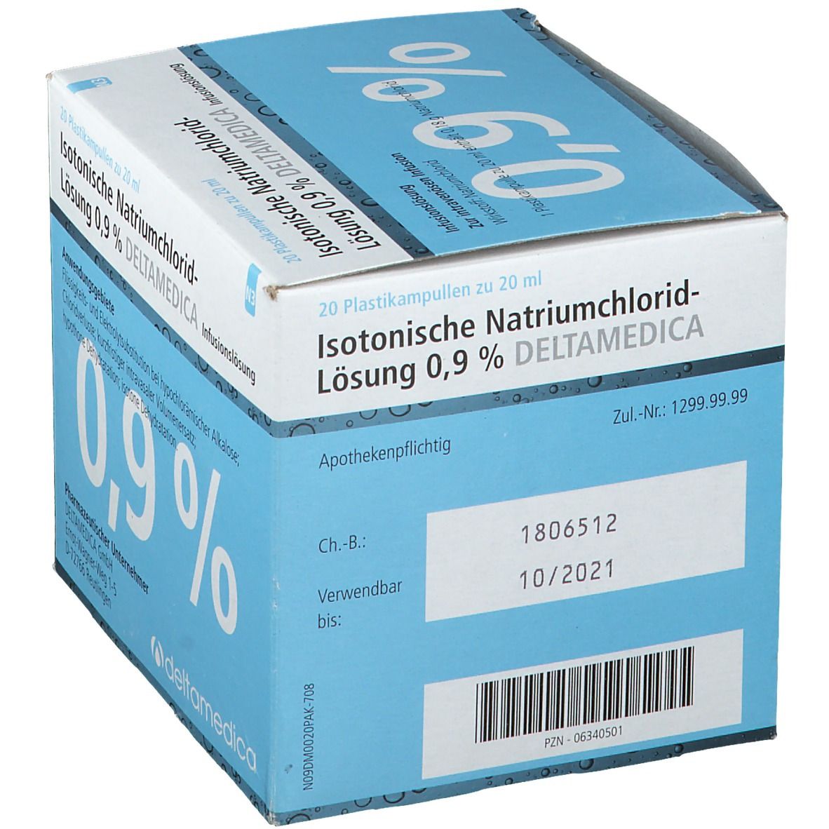 Isotonische Natriumchlorid-Lösung 0,9 % DELTAMEDICA