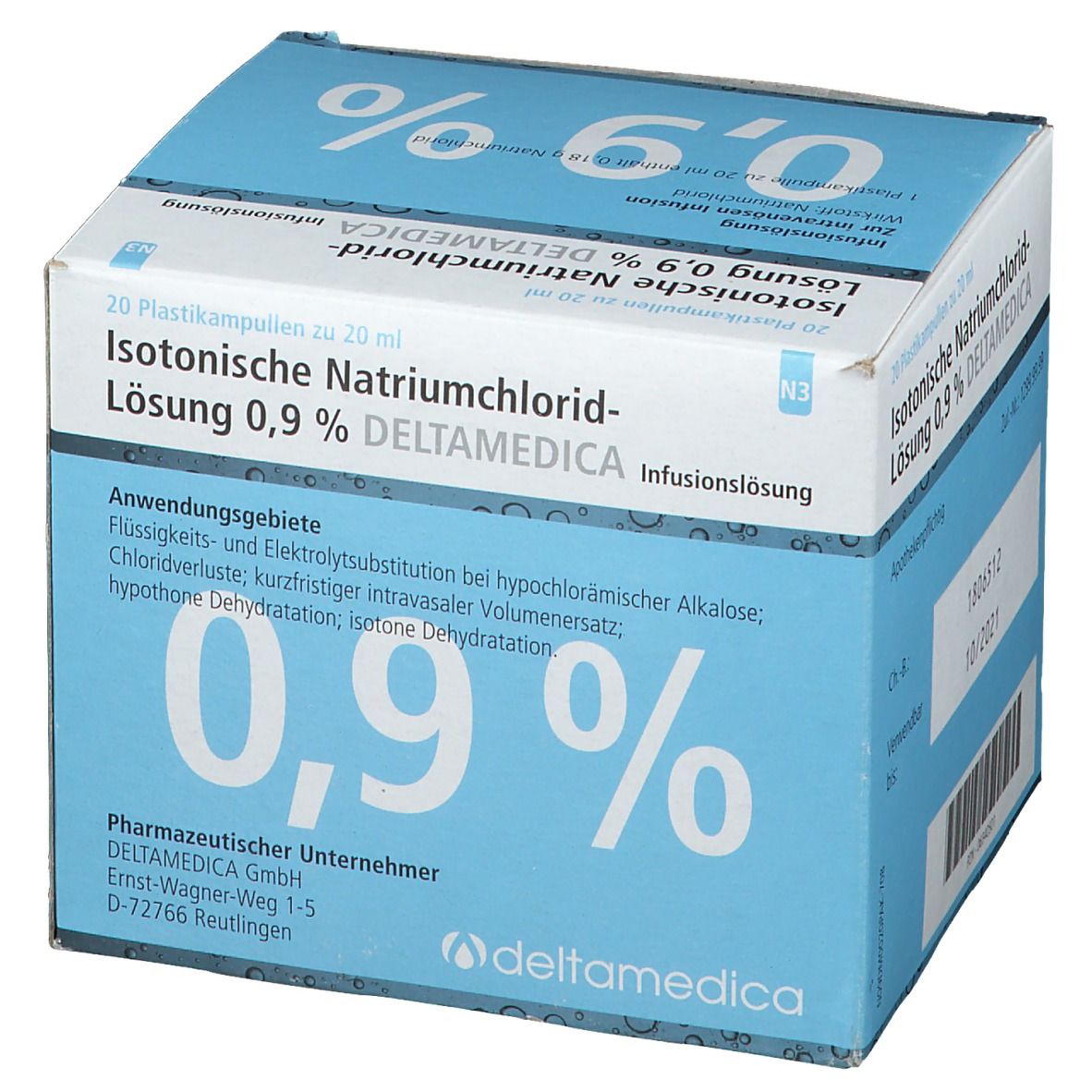Isotonische Natriumchlorid-Lösung 0,9 % DELTAMEDICA