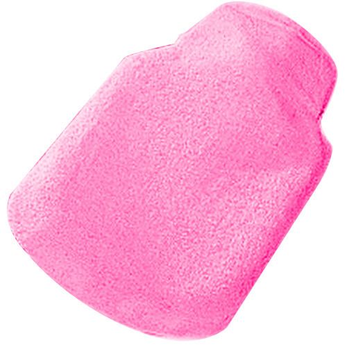 Kuschelwärmflasche 0,5 l aus Frottee pink