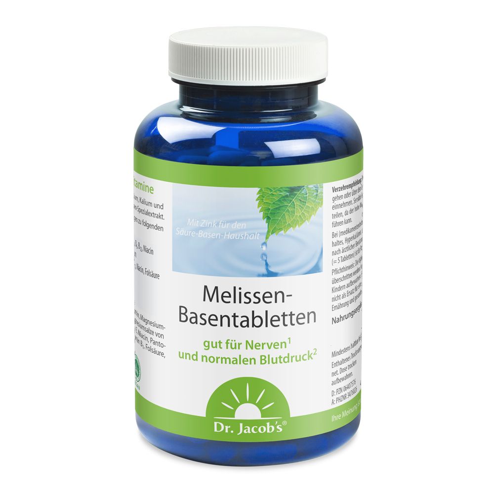Dr. Jacob's Melissen Basentabletten Mineralstoffe B-Komplex