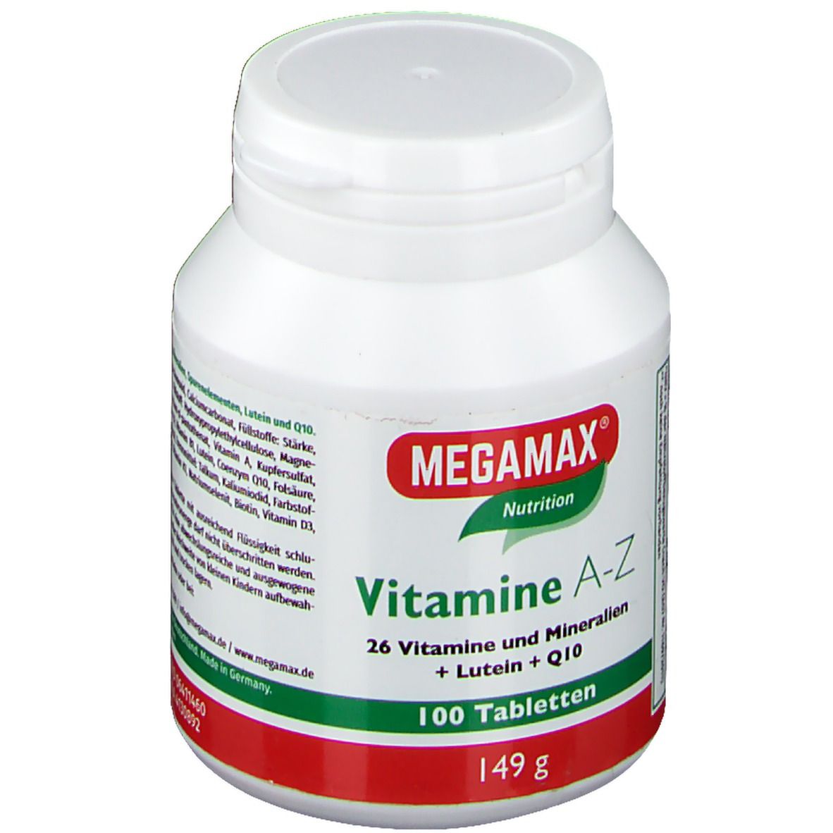 MEGAMAX® Nutrition Vitamine A-Z