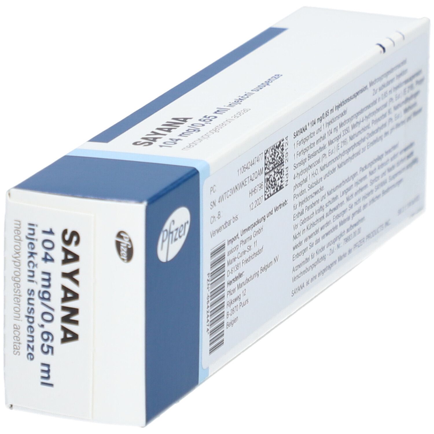 SAYANA 104 mg/0,65 ml Injekt.-Susp.i.e.Fertigspr.