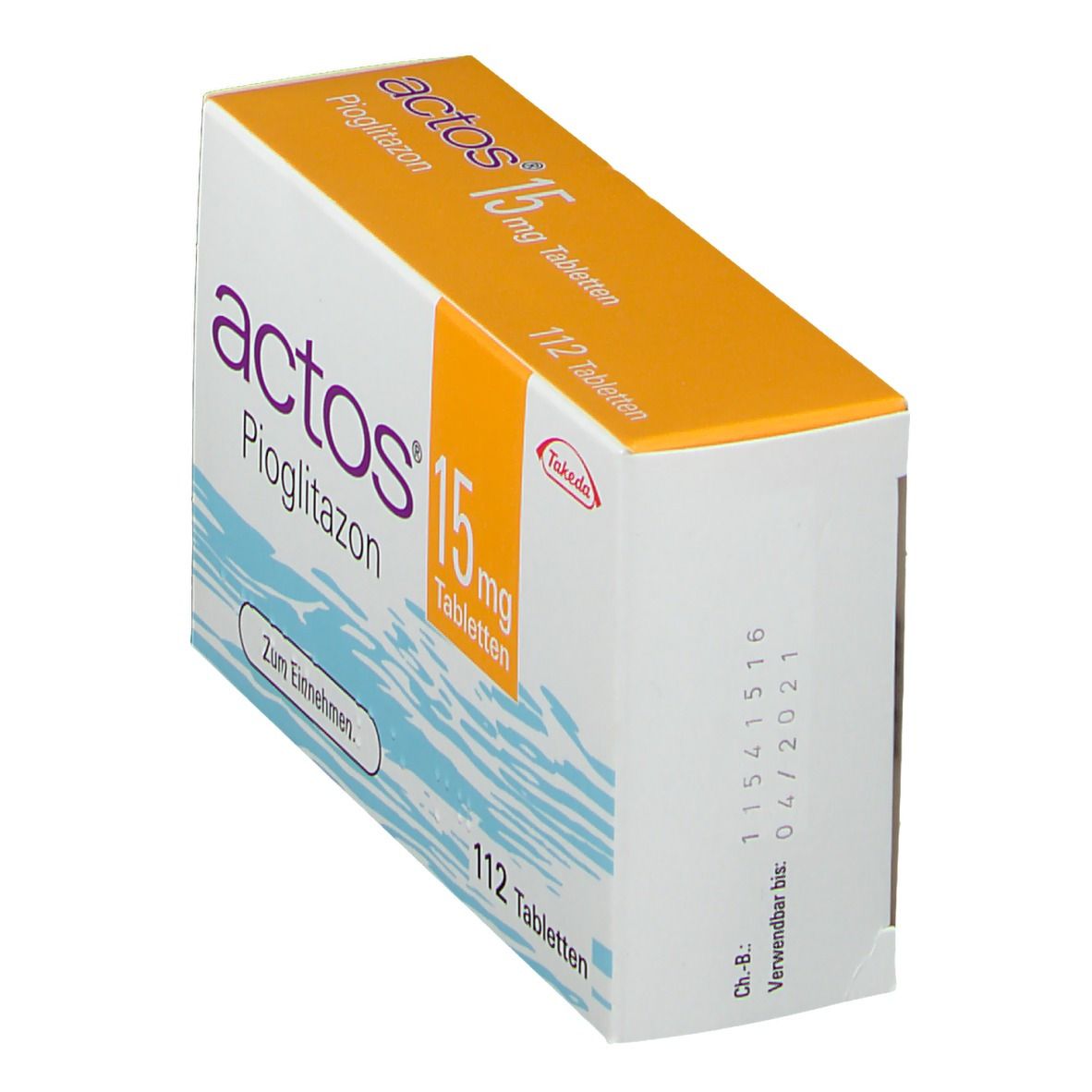 Actos 15 mg Tabletten 112 St