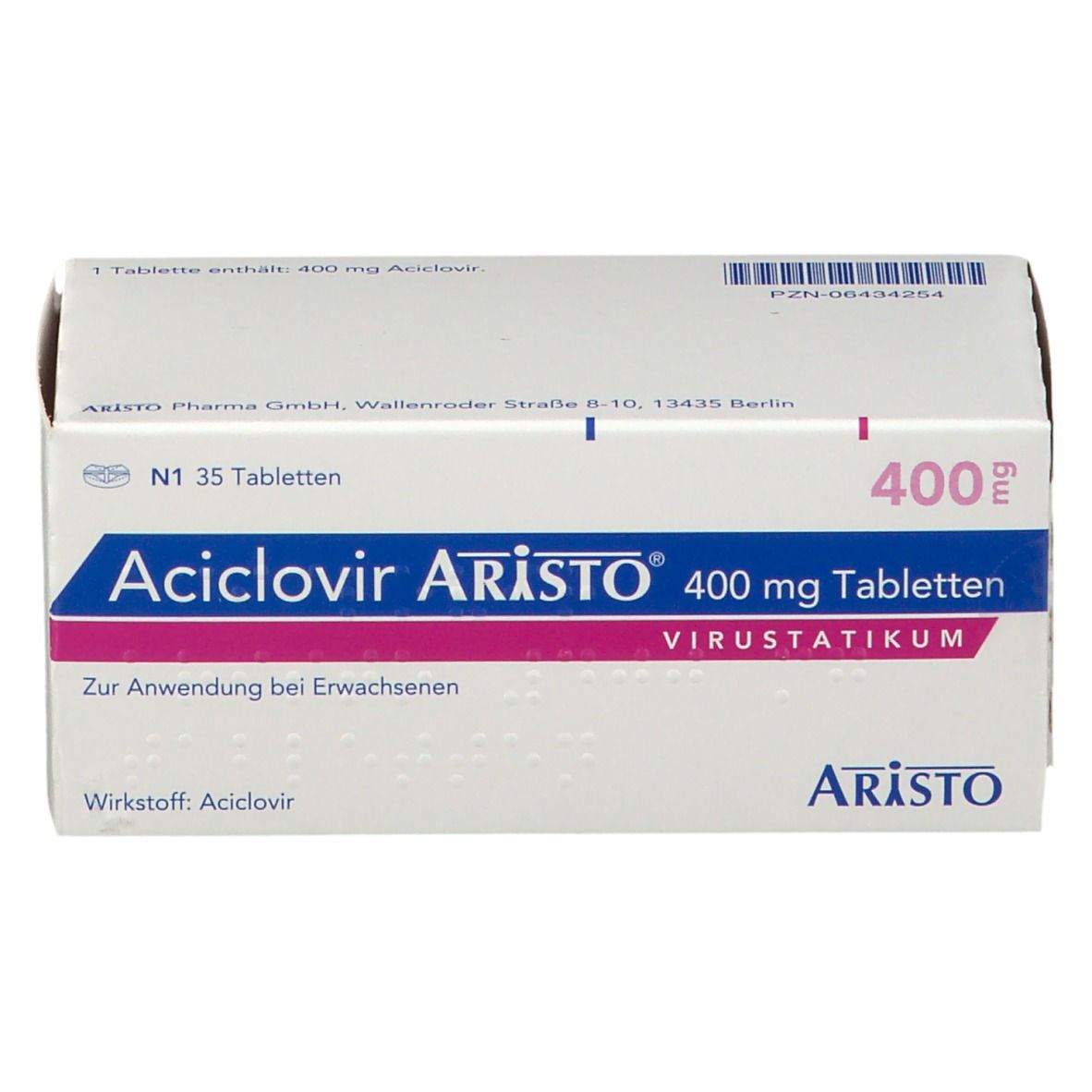 Aciclovir tabletten 400 mg