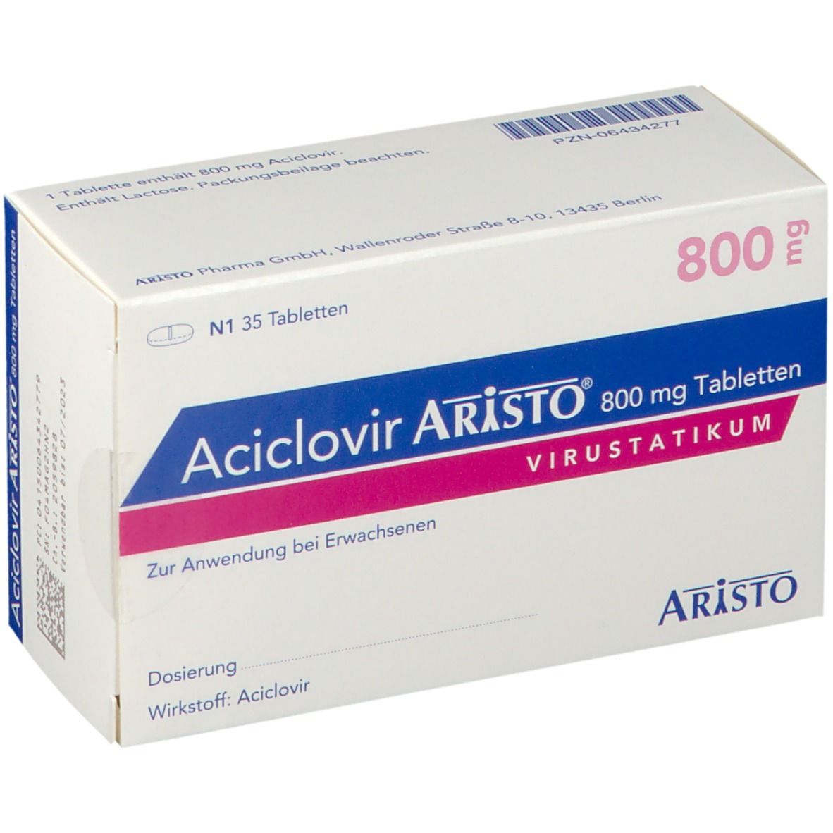 Aciclovir Aristo® 800 mg