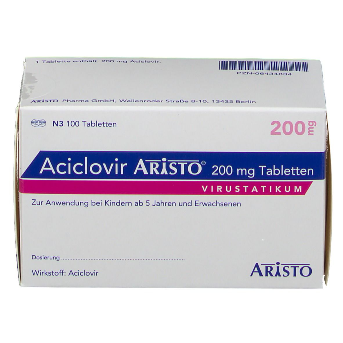 Aciclovir Aristo® 200 mg
