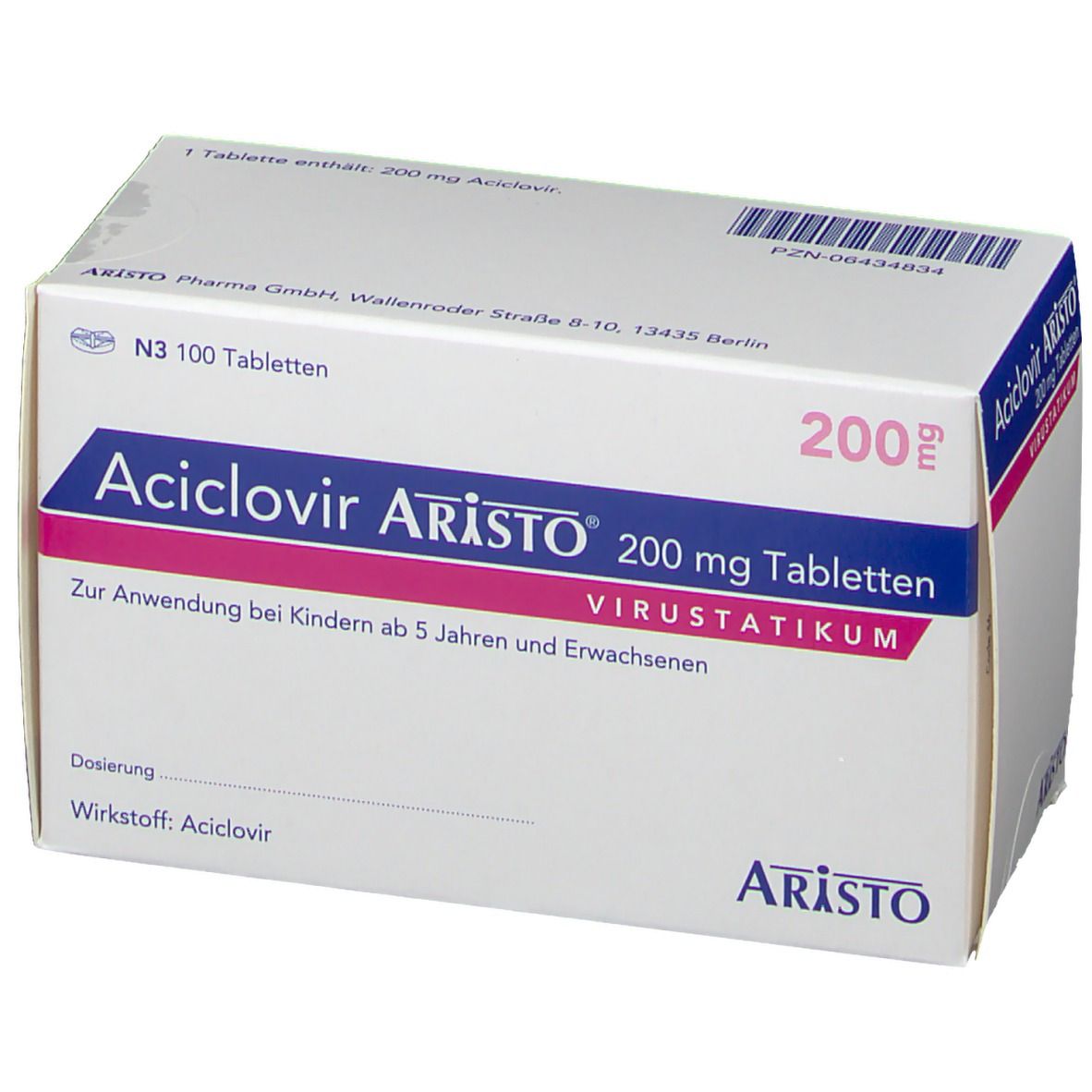 Aciclovir Aristo® 200 mg