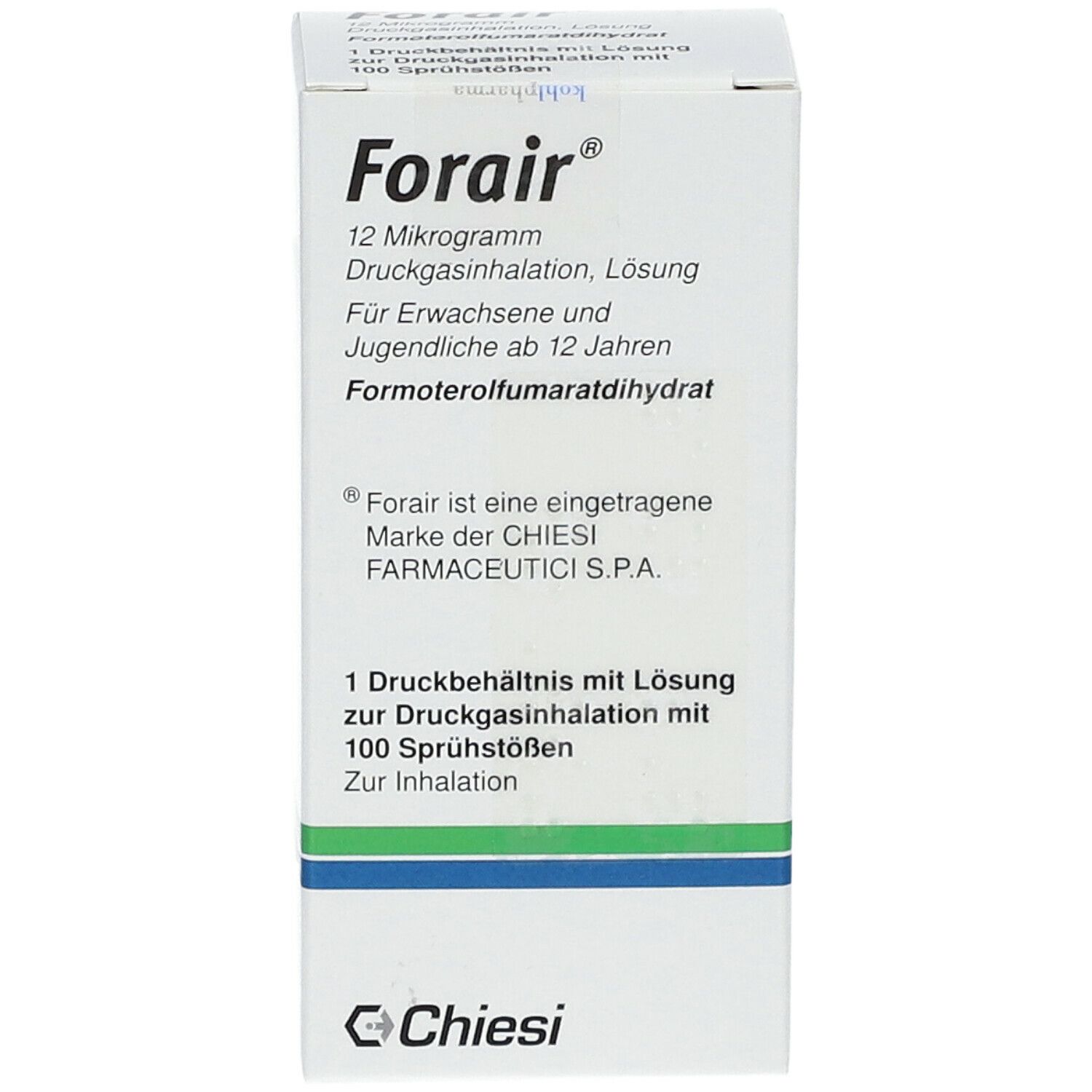 FORAIR 12 µg 100 Hub Dosieraerosol