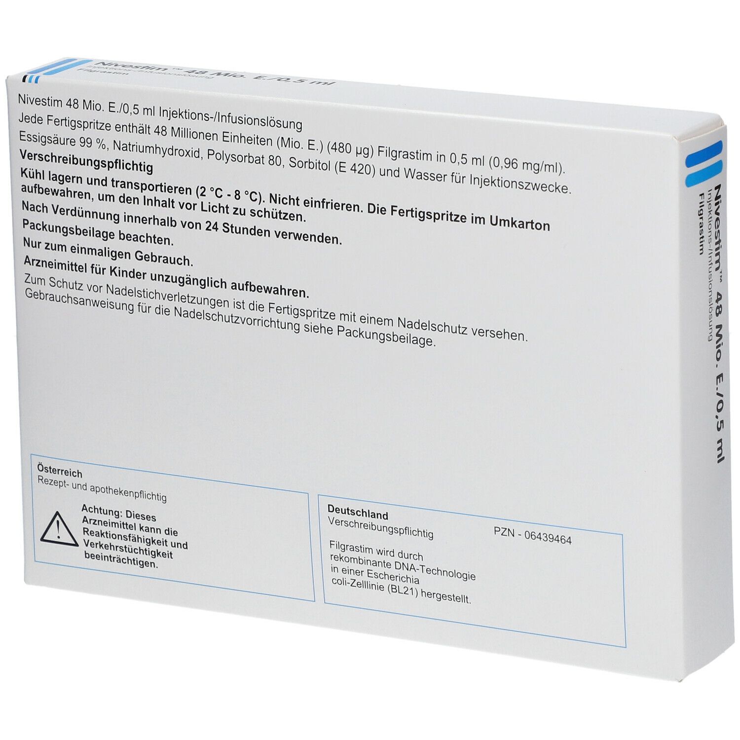 Nivestim 48 Mio.E/0,5 ml