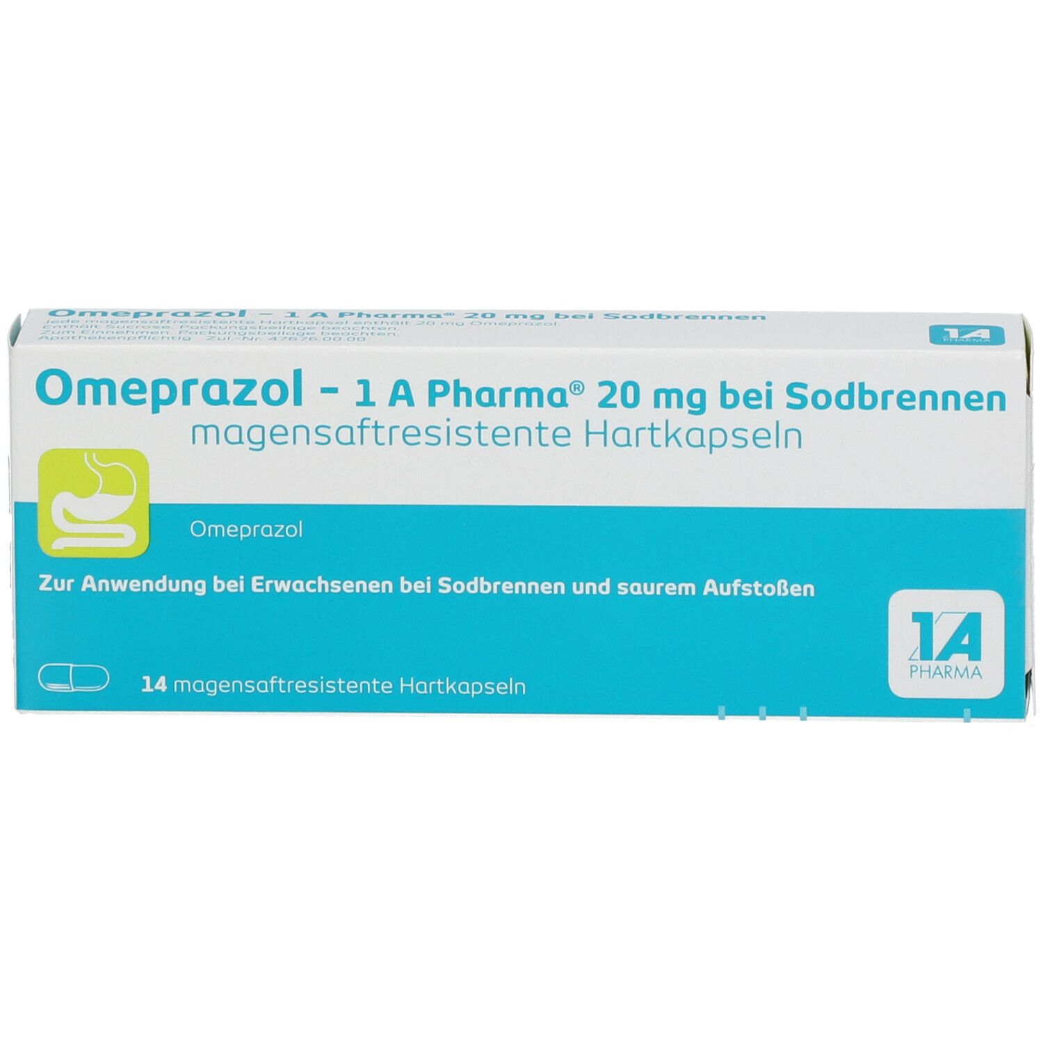 Omeprazol - 1 A Pharma® 20 mg bei Sodbrennen