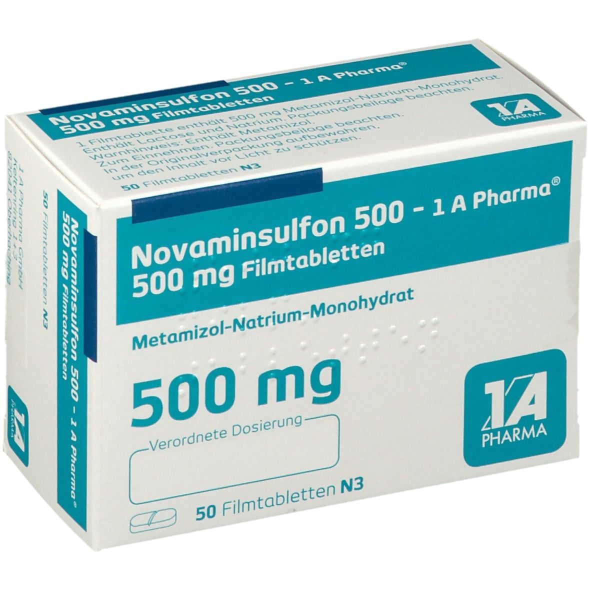 Novaminsulfon 500 mg stärker als ibuprofen 600