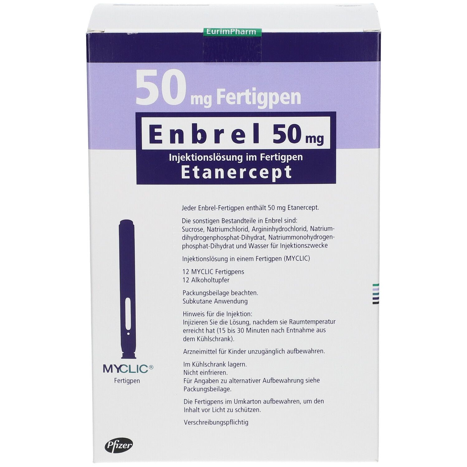Enbrel 50 mg Myclic