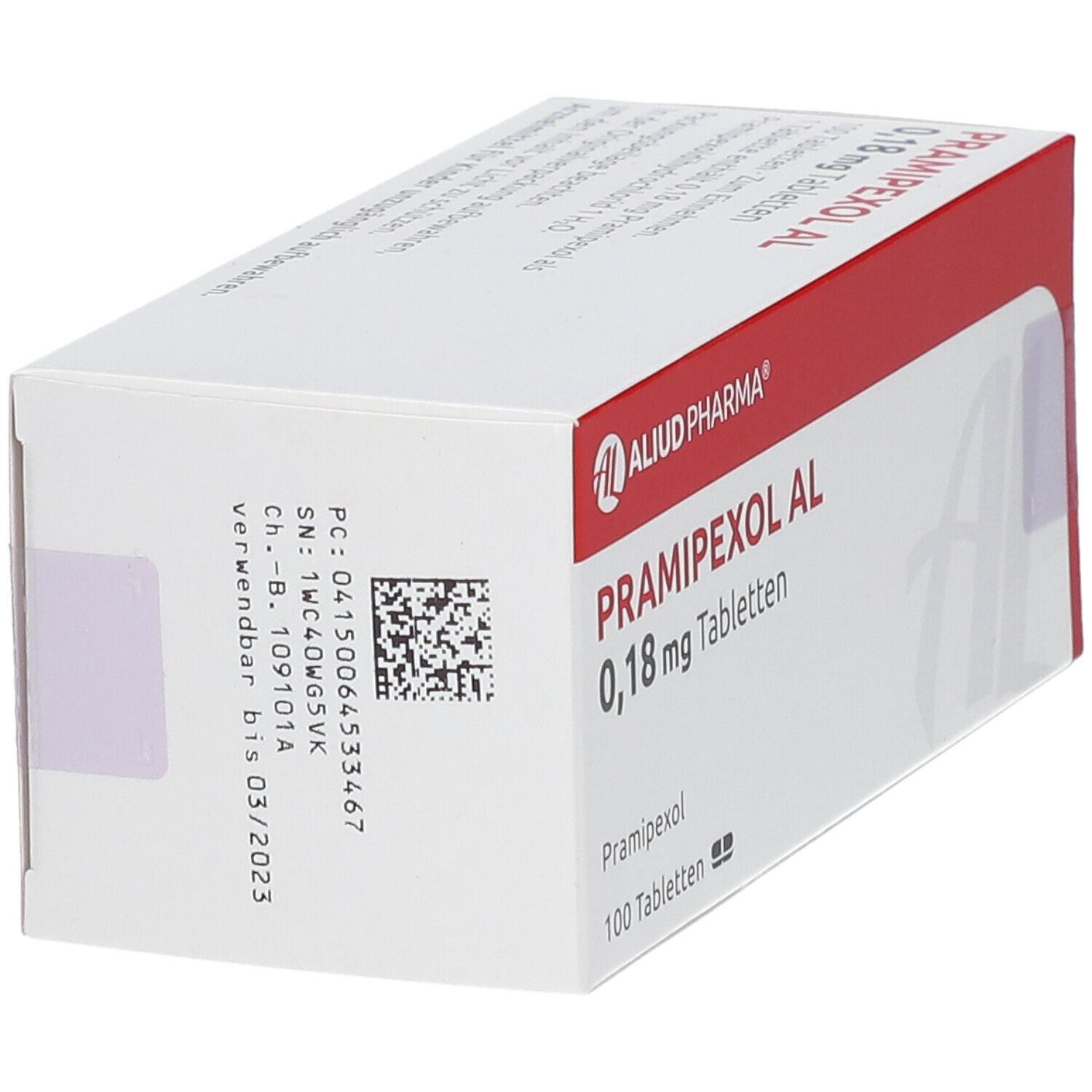 Pramipexol AL 0,18 mg Tabletten 100 St