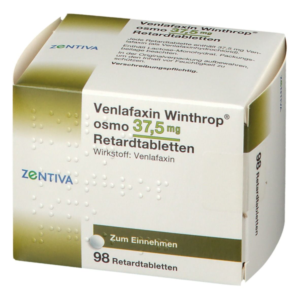 Venlafaxin Winthrop® osmo 37,5 mg Retardtabletten