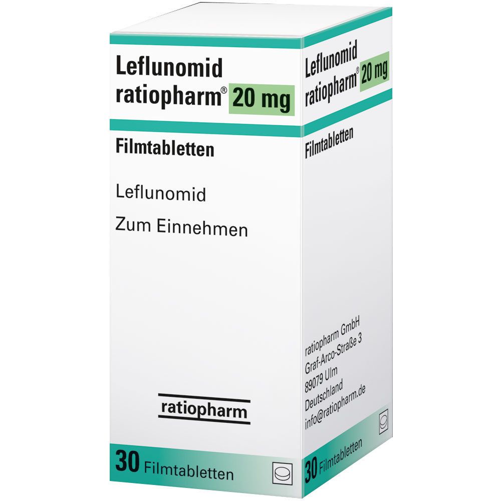 Leflunomid ratiopharm® 20 mg