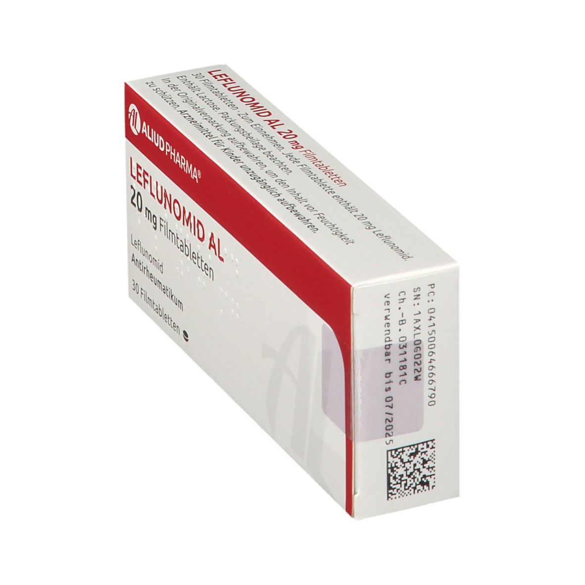 Leflunomid AL 20 mg Filmtabletten 30 St