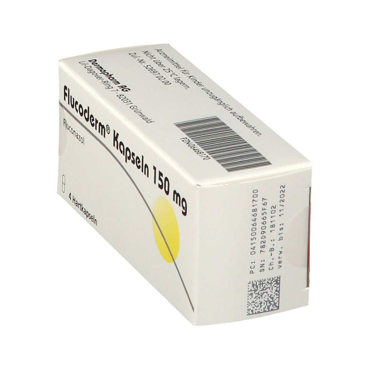 Flucoderm Kapseln 150 mg 1 St Hartkapseln