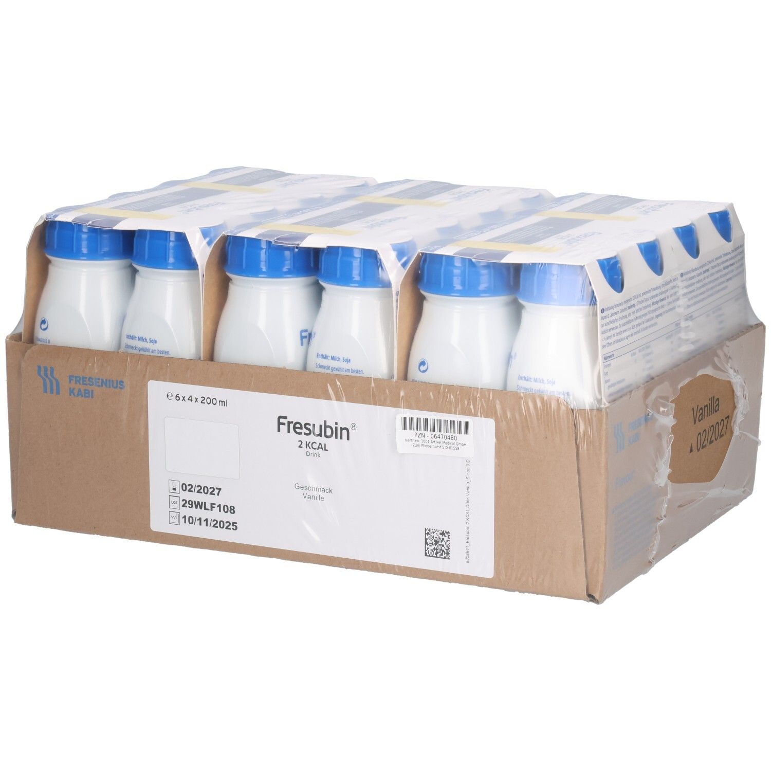 Fresubin 2 kcal Drink Vanille Trinkflasche 24x200 ml Lösung