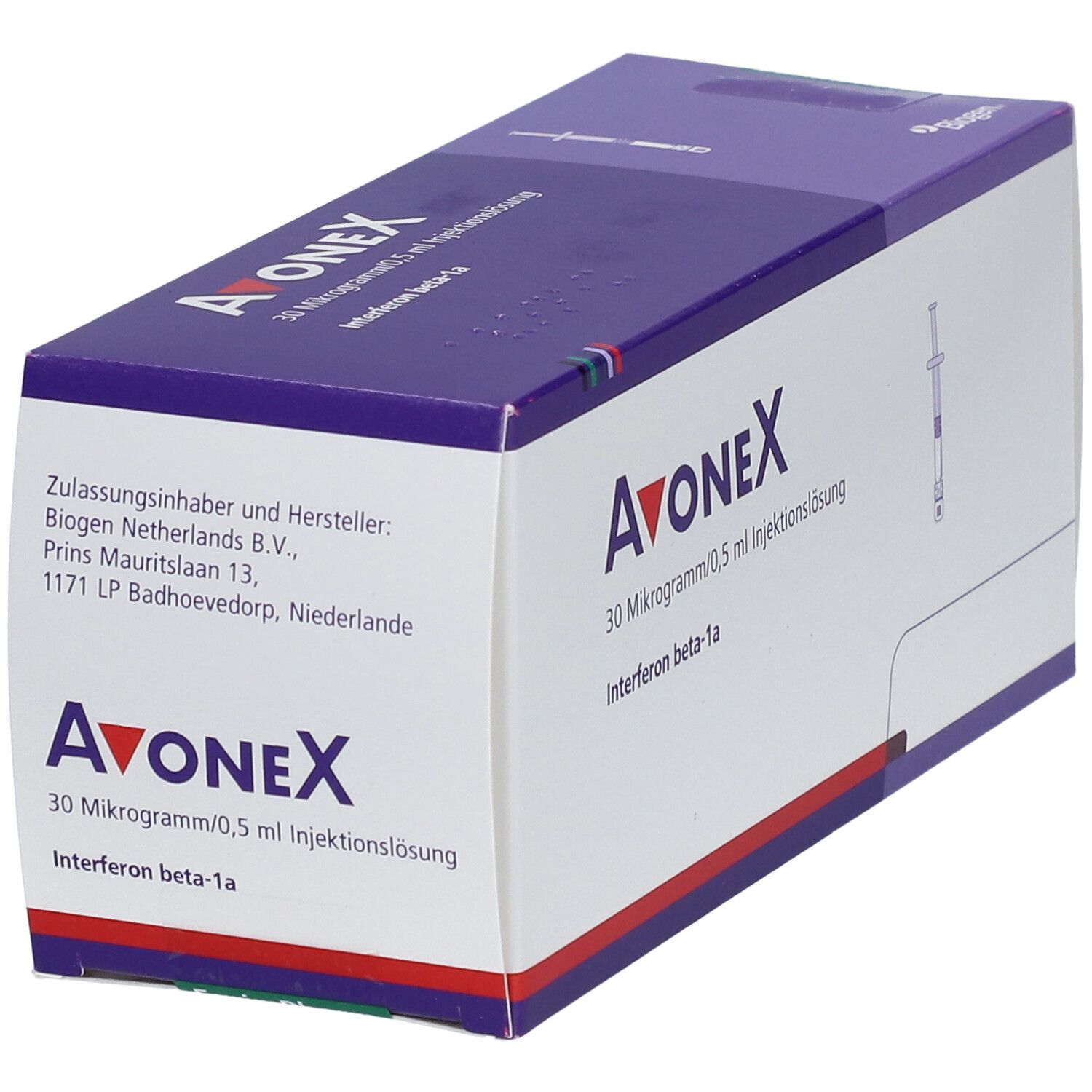 Avonex 30 µg/0,5 ml Luer Lock Inj.Lsg.i.e.Fert.-S. 4 St Fertigspritzen