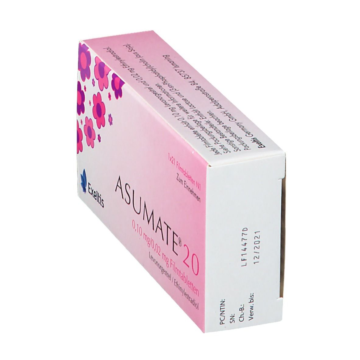 Asumate 20 0,1 mg/0,02 mg Filmtabletten 21 St