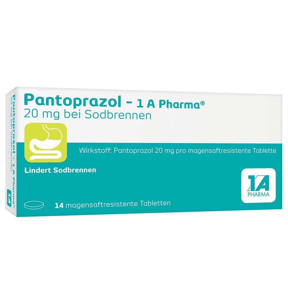 Pantoprazol - 1 A Pharma® 20 mg bei Sodbrennen