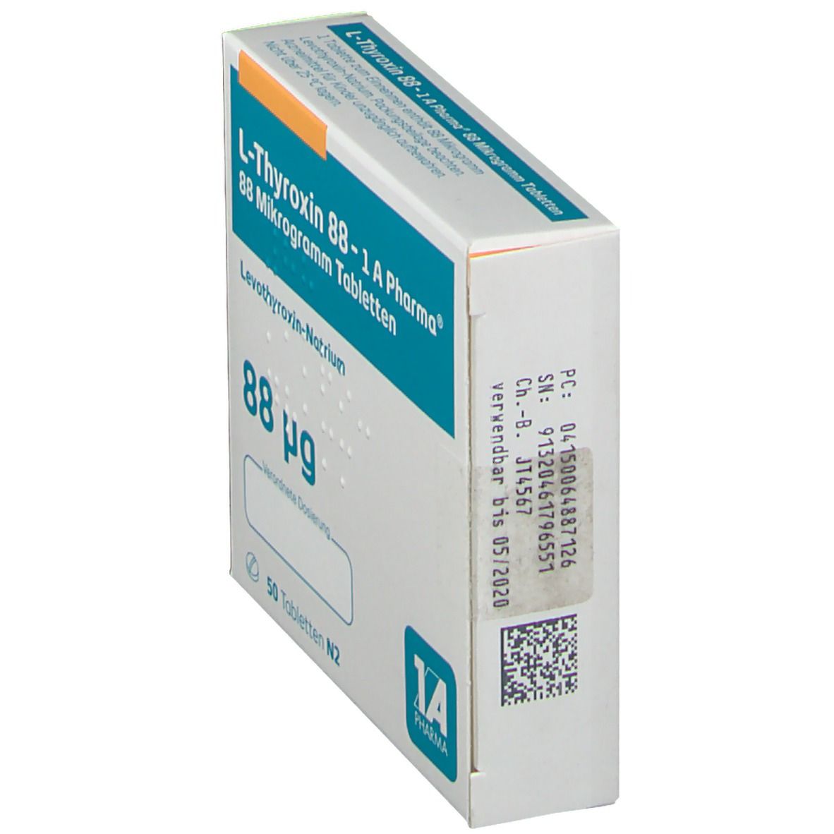 L-Thyroxin 88-1A Pharma Tabletten 50 St