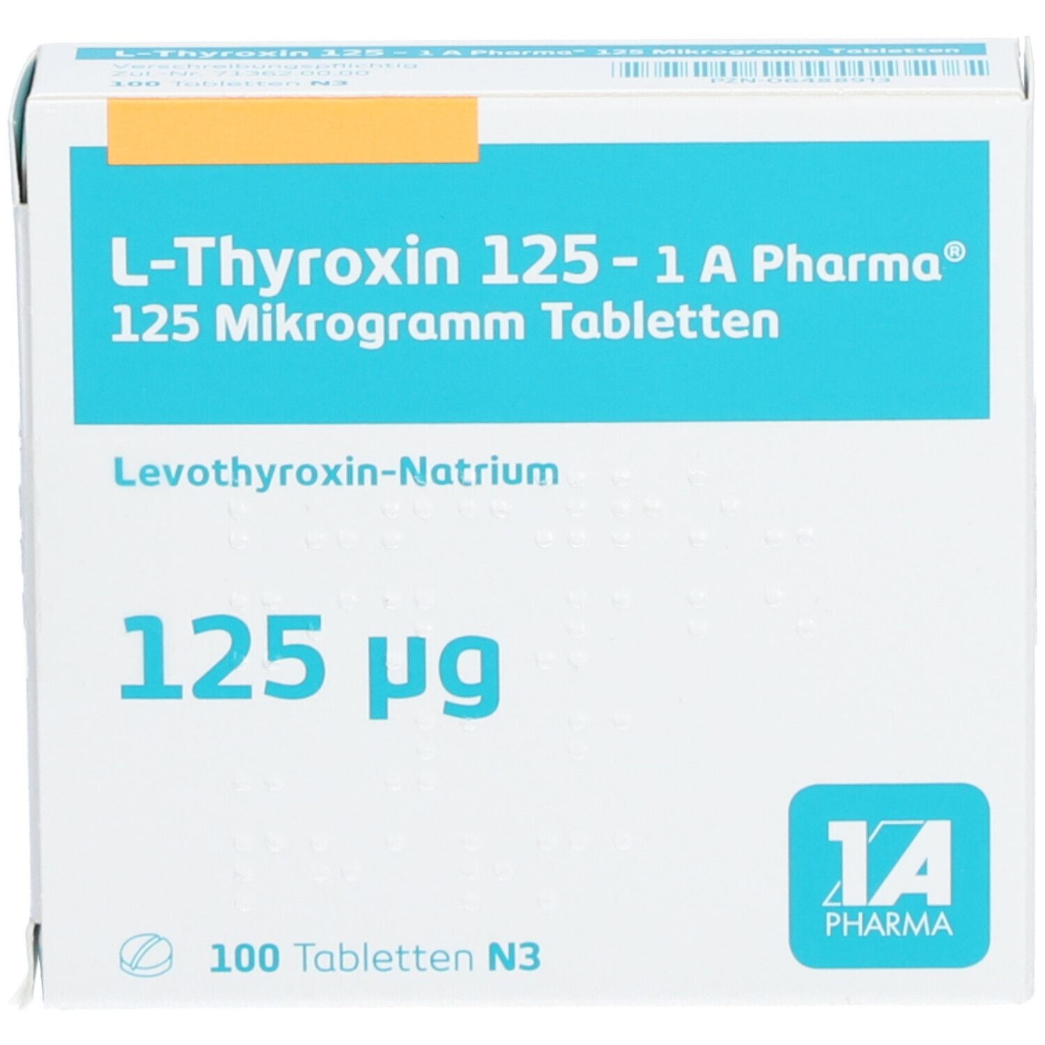 Wie Schnell Wirkt L Thyroxin Bei Kinderwunsch L Thyroxin 125 1A Pharma® 100 St mit dem E-Rezept kaufen - Shop Apotheke