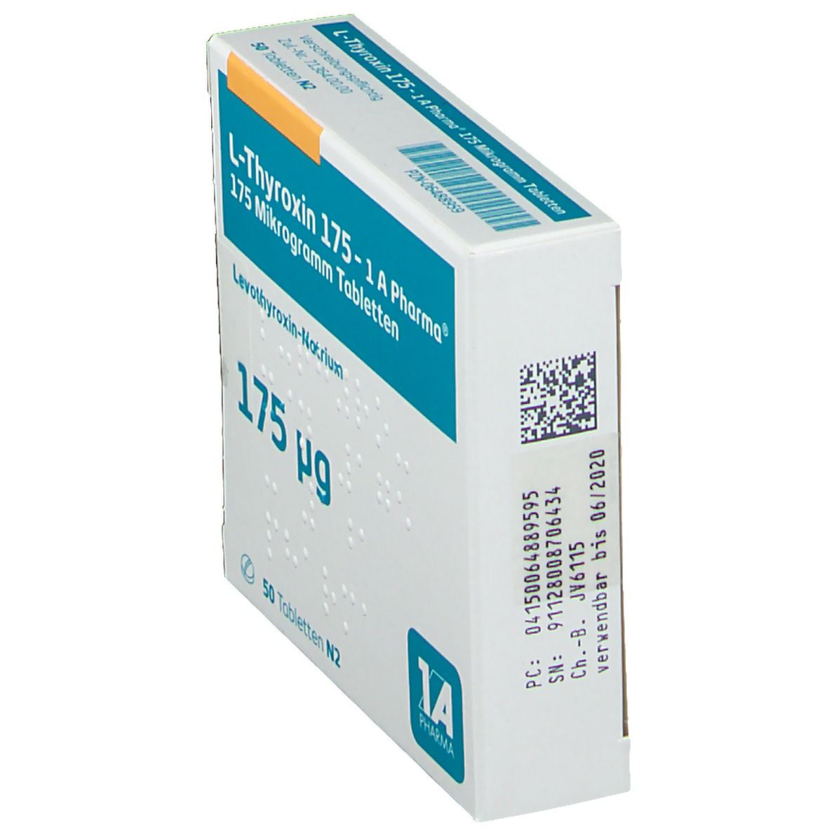 L-Thyroxin 175 - 1 A Pharma® 50 St mit dem E-Rezept kaufen - Shop Apotheke