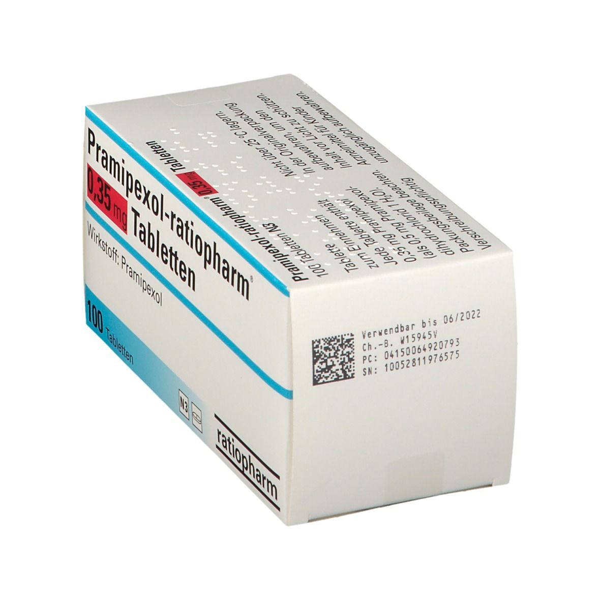 Pramipexol-ratiopharm® 0,35 mg