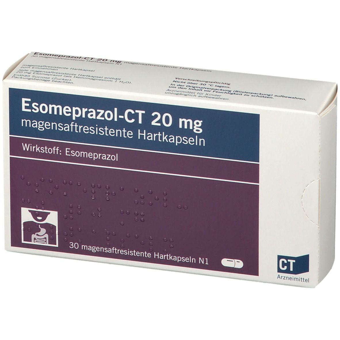 Esomeprazol - Ct 20Mg