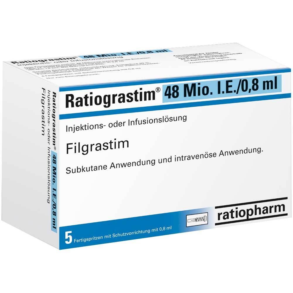 Ratiograstim® 48 Mio. I.E./0,8 ml
