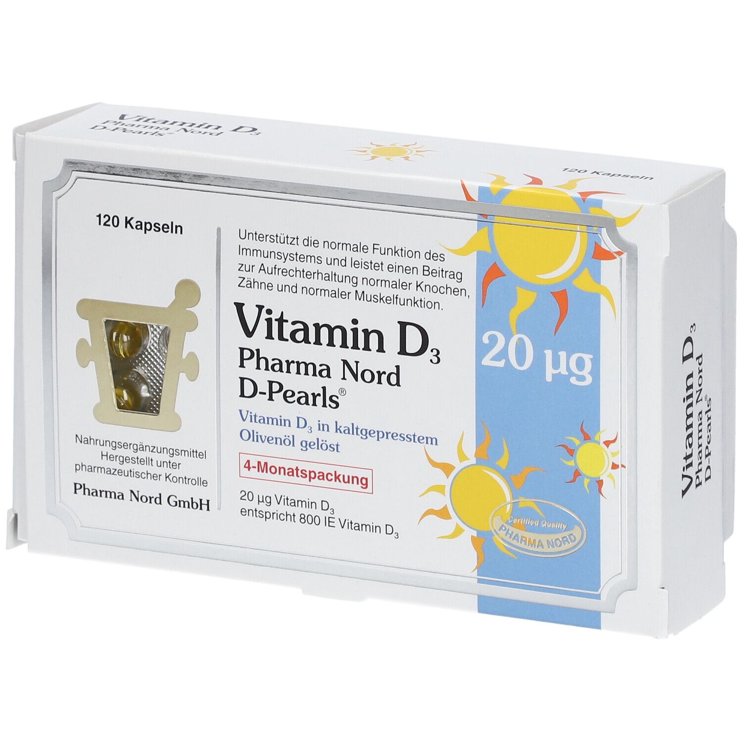 Vitamine D3 Pharma Nord D-Pearls®