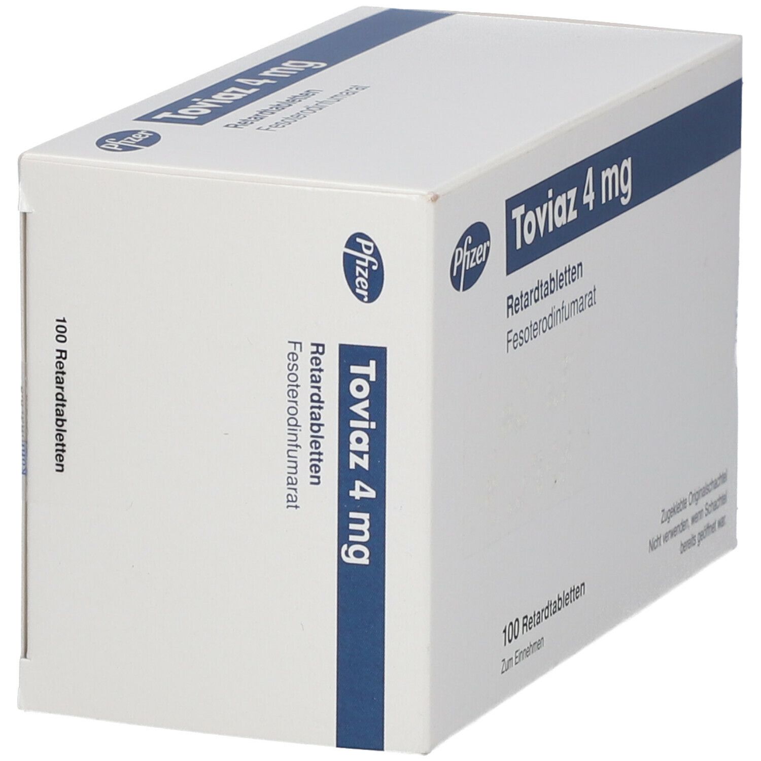 Toviaz 4 mg Retardtabletten 100 St Retard-Tabletten