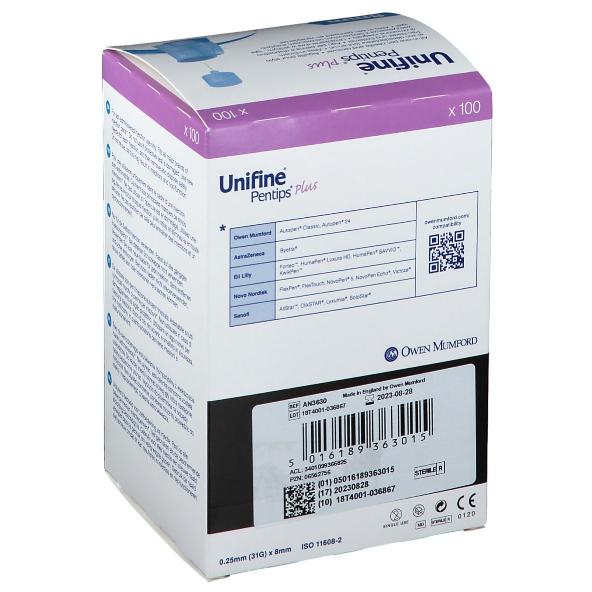 Unifine® Pentips® 31 G 8 mm