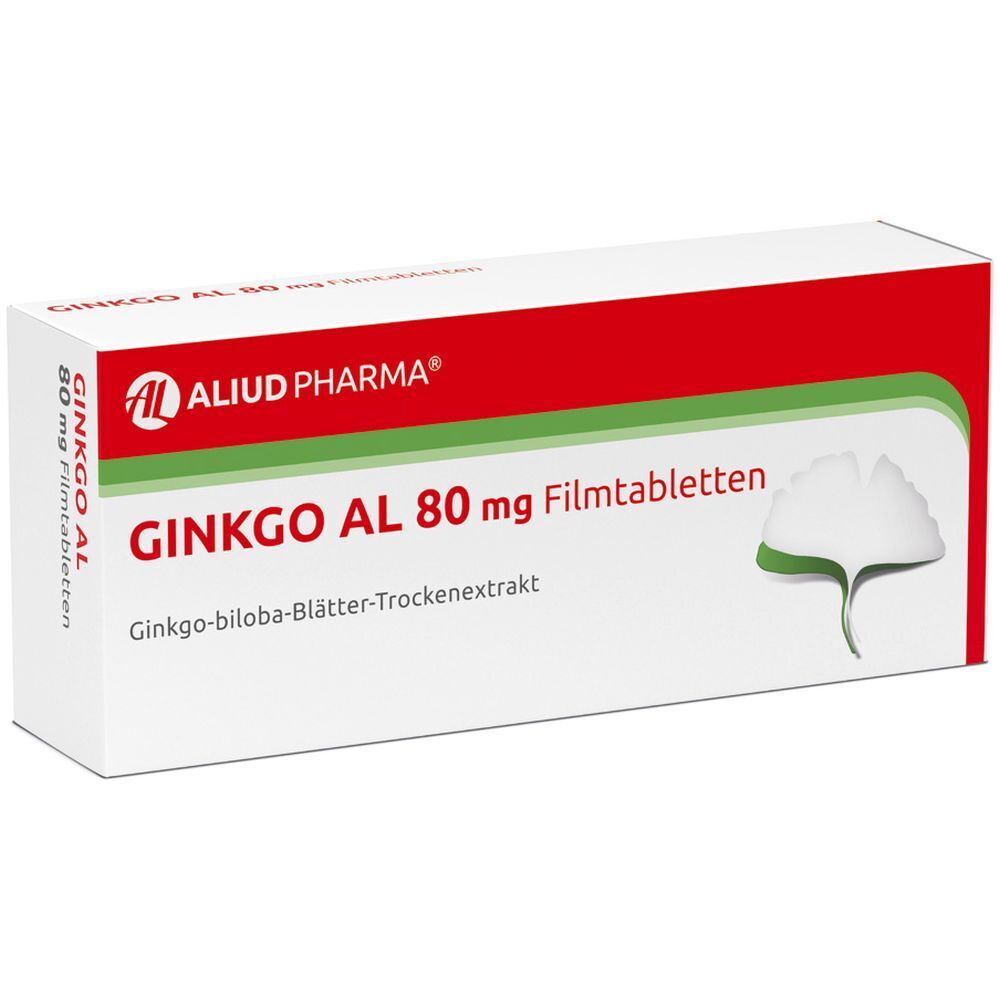Ginkgo AL 80 mg Filmtabletten bei altersbedingten Gedächtniseinbußen mit leichter Demenz