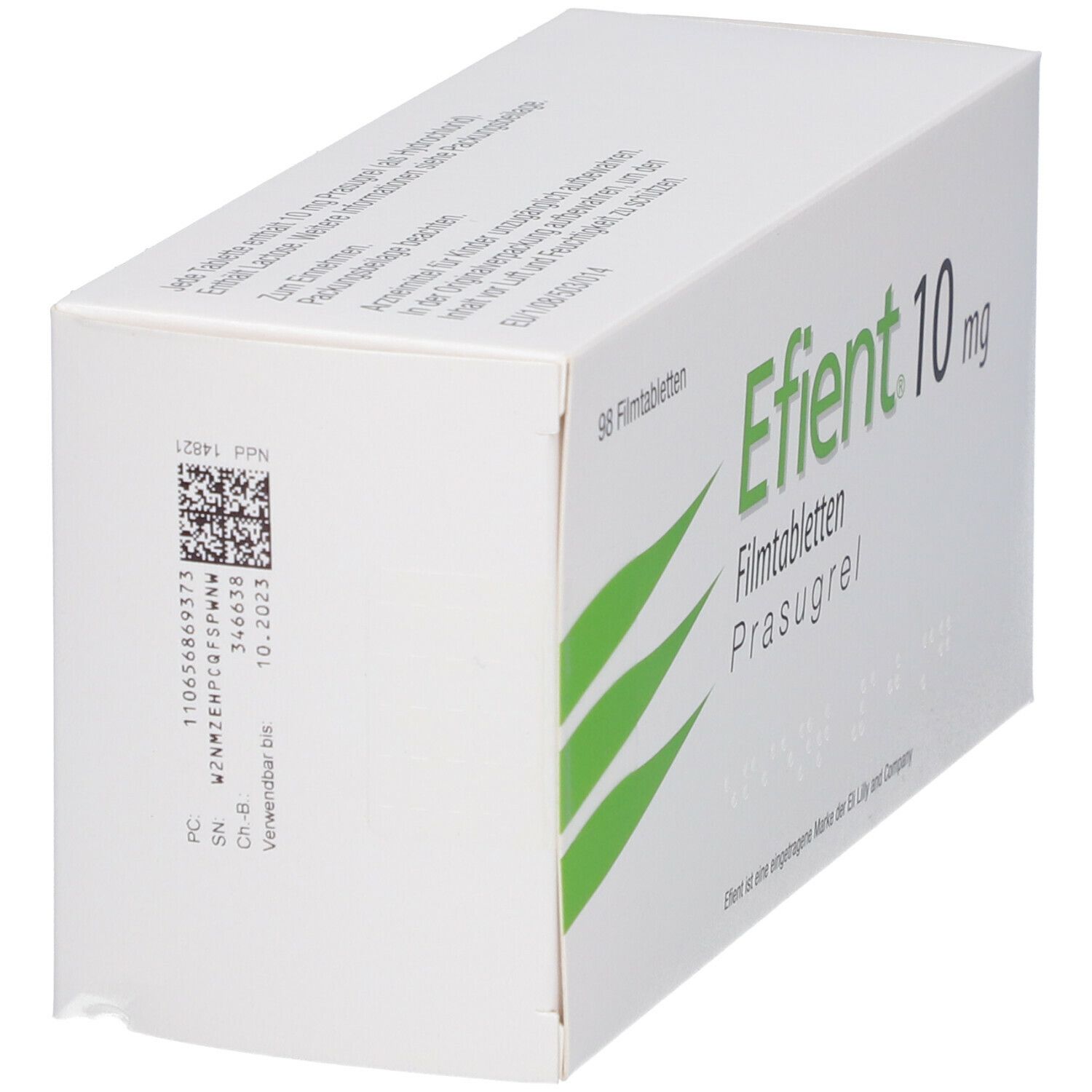 Efient 10 mg Filmtabletten 98 St