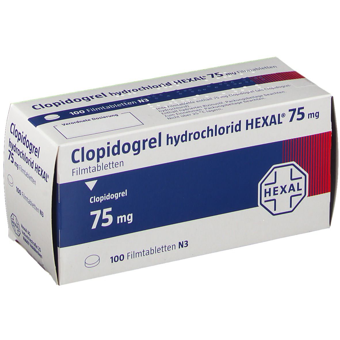 Clopidogrel hydrochlorid HEXAL® 75 mg