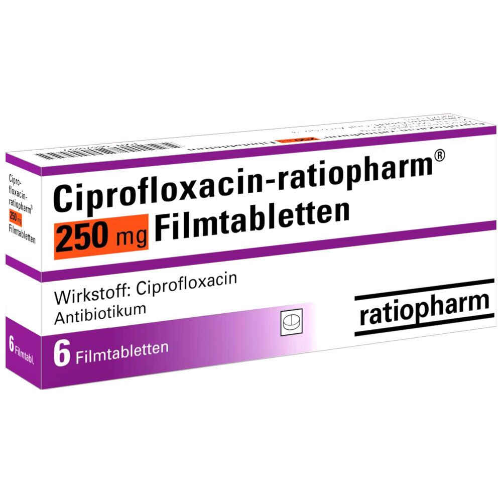 Ciprofloxacin ratiopharm 750 mg