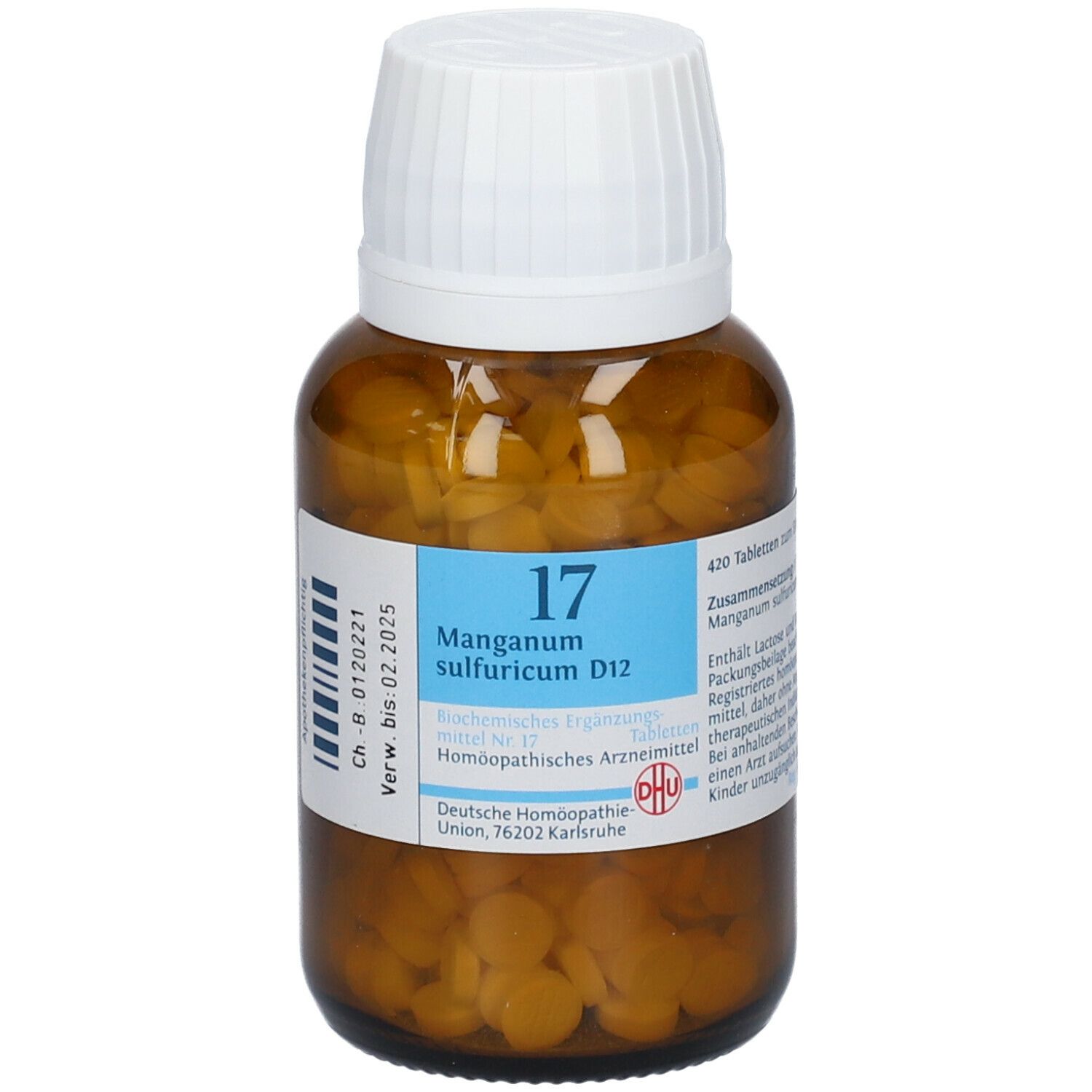 DHU Biochemie 17 Manganum sulfuricum D12