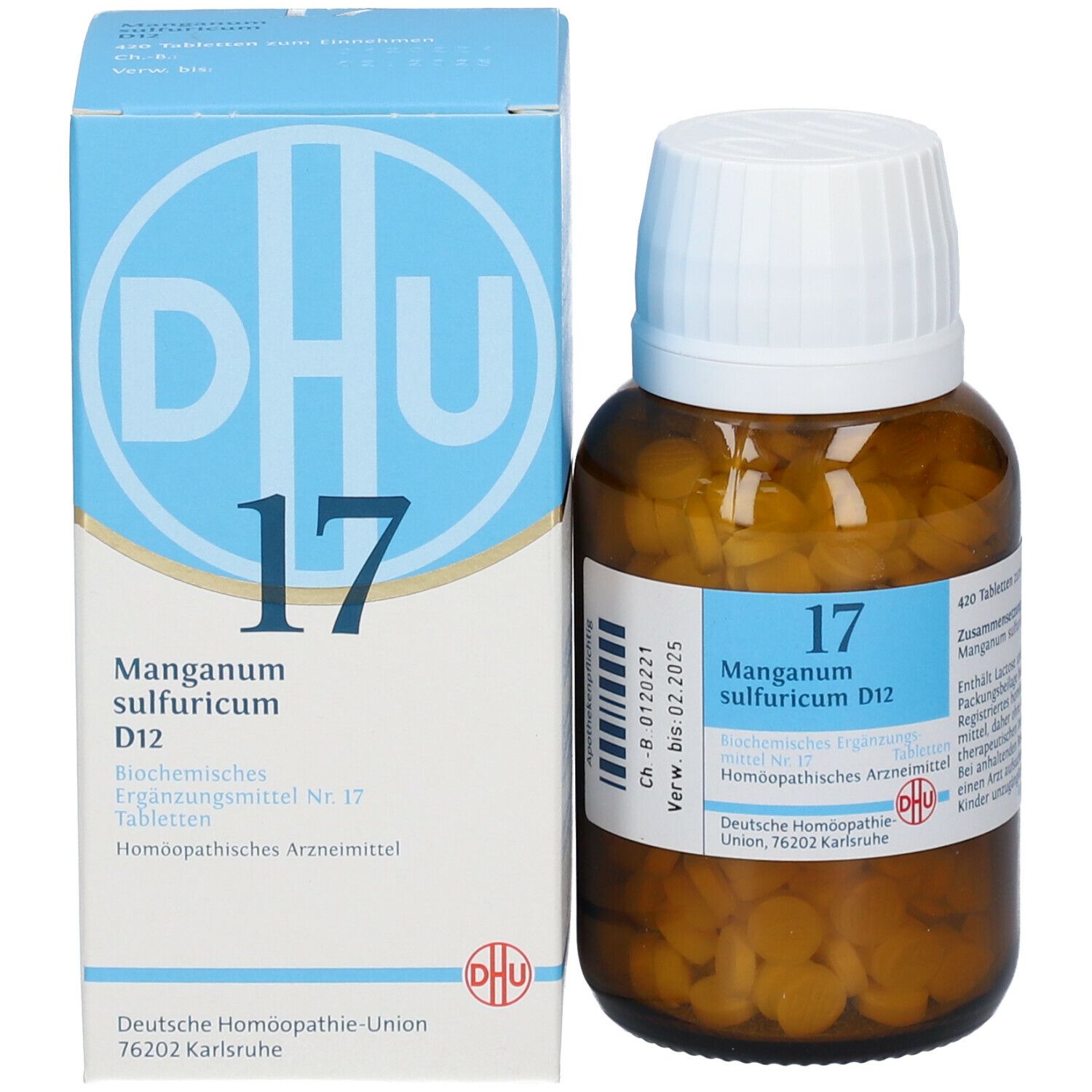 DHU Biochemie 17 Manganum sulfuricum D12