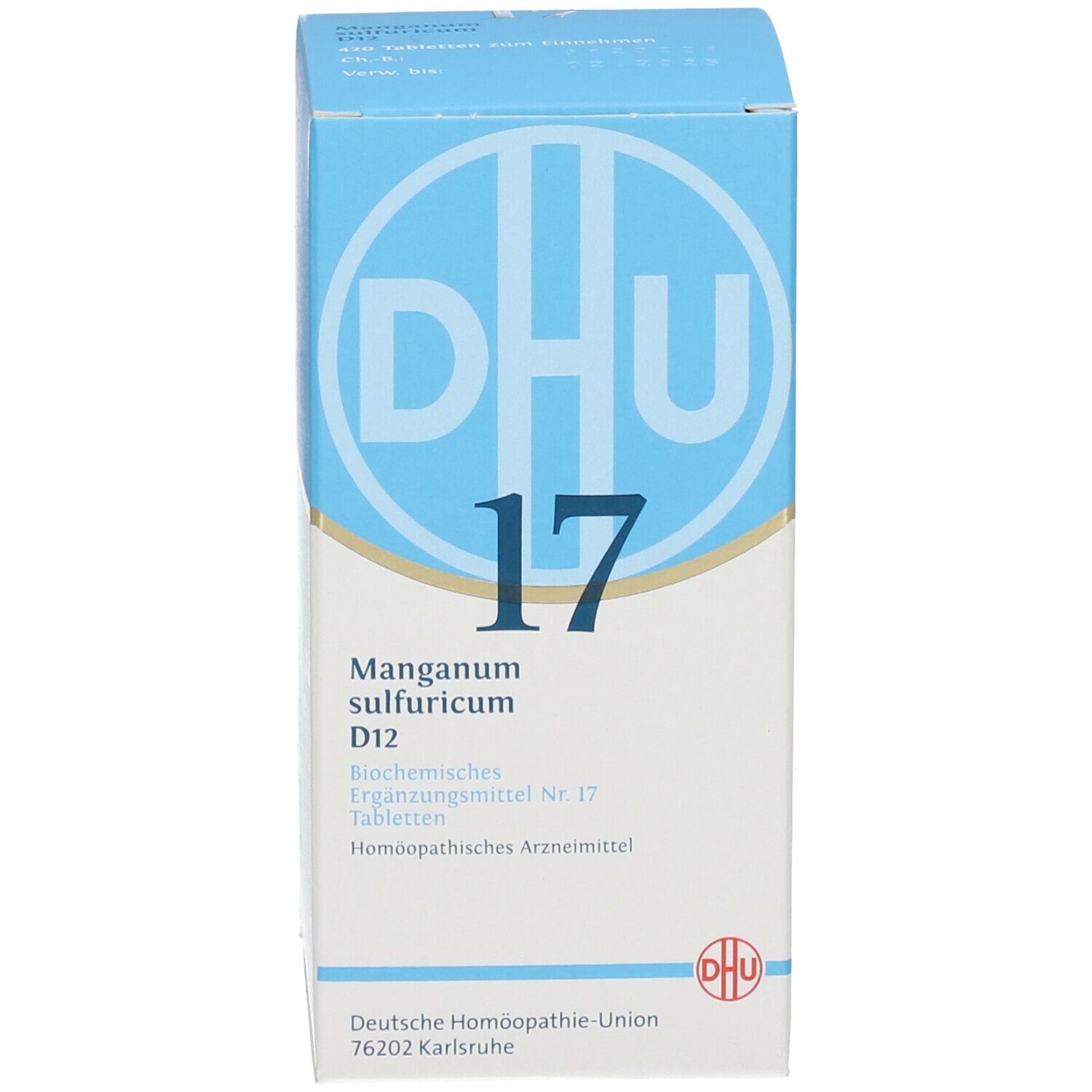 DHU Biochemie 17 Manganum sulfuricum D12
