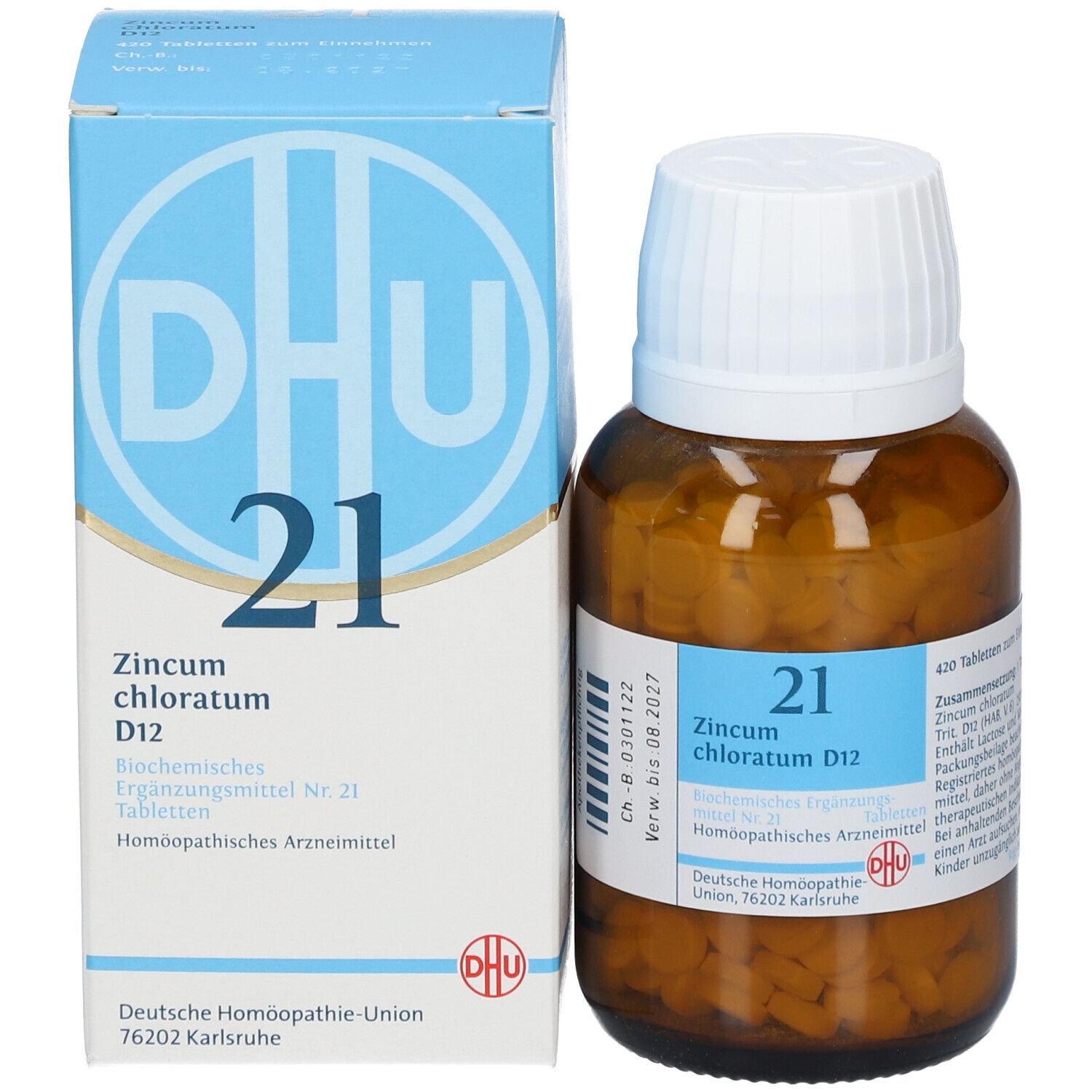 DHU Biochemie 21 Zincum chloratum D12