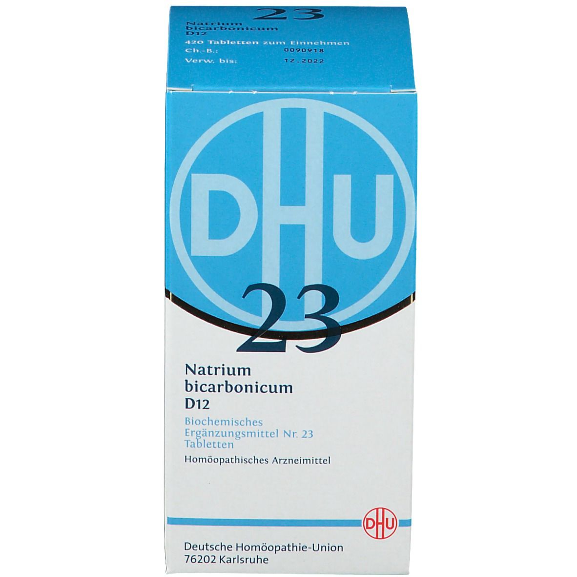 DHU Biochemie 23 Natrium bicarbonicum D12