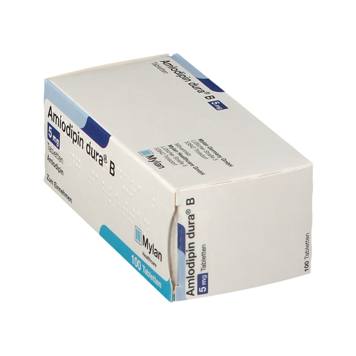 Amlodipin dura® B 5 mg